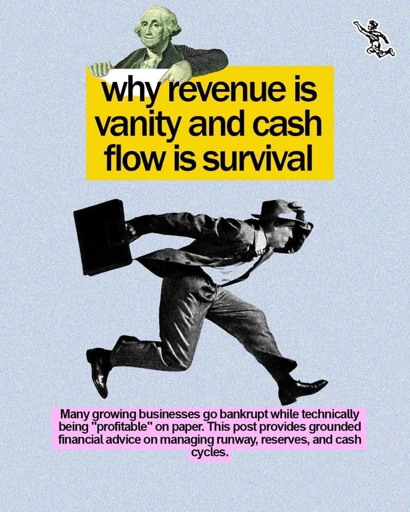 Why revenue is vanity and cash flow is survival, slide 1